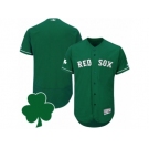 Men Boston Red Sox St. Patricks Day Blank Green Celtic Flexbase Authentic Collection Jersey