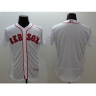 Men Boston Red Sox blank Majestic white Flexbase Authentic Collection Player Jersey