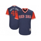 Men's 2017 Little League World Series Red Sox Craig Kimbrel #46 Dirty Craig Navy Jersey