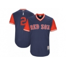 Men's 2017 Little League World Series Red Sox Xander Bogaerts #2 X Navy Jersey