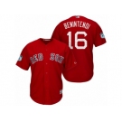 Men's 2017 Spring Training Andrew Benintendi #16 Boston Red Sox Scarlet Cool Base Jersey