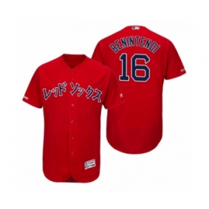 Men's 2019 Asian Heritage Month #16 Andrew Benintendi Red Japanese Flex Base Jersey