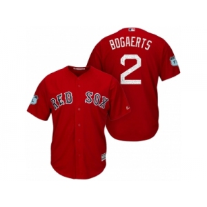 Men's Boston Red Sox #2 Xander Bogaerts 2017 Spring Training Cool Base Stitched MLB Jersey