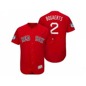 Men's Boston Red Sox #2 Xander Bogaerts 2017 Spring Training Flex Base Authentic Collection Stitched Baseball Jersey