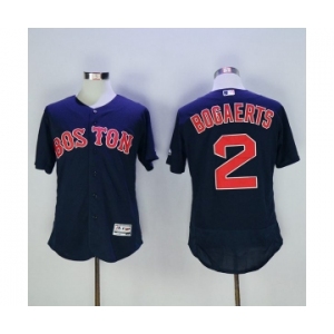 Men's Boston Red Sox #2 Xander Bogaerts Majestic Navy blue Flexbase Authentic Collection Player Jersey