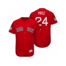 Men's Boston Red Sox #24 David Price 2017 Spring Training Flex Base Authentic Collection Stitched Baseball Jersey