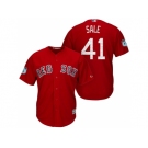 Men's Boston Red Sox #41 Chris Sale 2017 Spring Training Cool Base Stitched MLB Jersey