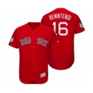 Men's Boston Red Sox Andrew Benintendi #16 Scarlet 2017 Spring Training Flex Base Jersey