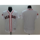 Men's Boston Red Sox Blank Majestic White Fashion Stars & Stripes Flex Base Jersey