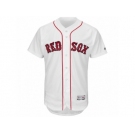 Men's Boston Red Sox Blank Majestic White Home Flexbase Authentic Collection Team Jersey