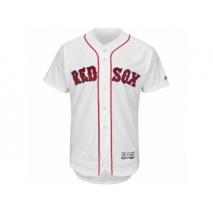 Men's Boston Red Sox Blank Majestic White Home Flexbase Authentic Collection Team Jersey