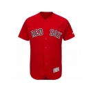 Men's Boston Red Sox Majestic Blank Red Flexbase Authentic Collection Team Jersey