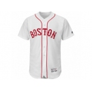 Men's Boston Red Sox Majestic Blank White Home Flexbase Authentic Collection Team Jersey