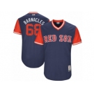 Men's Boston Red Sox Matt Barnes #68 Barnacles Majestic Navy 2017 Players Weekend Authentic Jersey