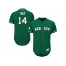 Men's Majestic Boston Red Sox #14 Jim Rice Green Celtic Flexbase Authentic Collection MLB Jersey