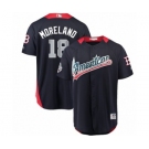 Men's Majestic Boston Red Sox #18 Mitch Moreland Game Navy Blue American League 2018 MLB All-Star MLB Jersey