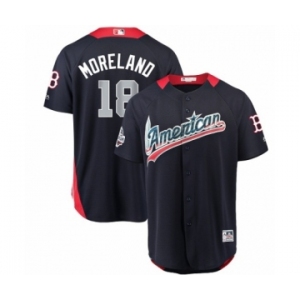 Men's Majestic Boston Red Sox #18 Mitch Moreland Game Navy Blue American League 2018 MLB All-Star MLB Jersey