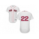 Men's Majestic Boston Red Sox #22 Rick Porcello White Flexbase Authentic Collection MLB Jersey