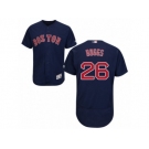 Men's Majestic Boston Red Sox #26 Wade Boggs Navy Blue Flexbase Authentic Collection MLB Jersey