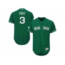 Men's Majestic Boston Red Sox #3 Jimmie Foxx Green Celtic Flexbase Authentic Collection MLB Jersey