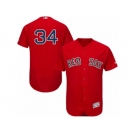 Men's Majestic Boston Red Sox #34 David Ortiz Red Flexbase Authentic Collection MLB Jersey