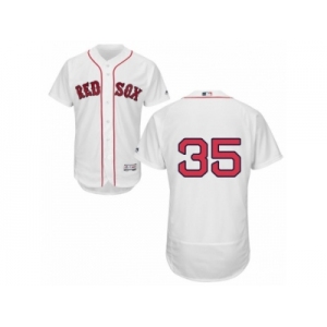 Men's Majestic Boston Red Sox #35 Steven Wright White Flexbase Authentic Collection MLB Jersey