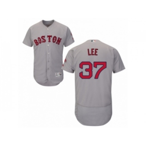 Men's Majestic Boston Red Sox #37 Bill Lee Grey Flexbase Authentic Collection MLB Jersey