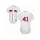 Men's Majestic Boston Red Sox #41 Chris Sale White Flexbase Authentic Collection MLB Jersey