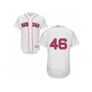 Men's Majestic Boston Red Sox #46 Craig Kimbrel White Flexbase Authentic Collection MLB Jersey