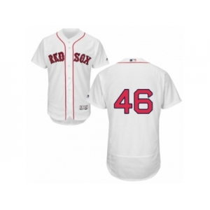 Men's Majestic Boston Red Sox #46 Craig Kimbrel White Flexbase Authentic Collection MLB Jersey