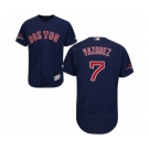 Men's Majestic Boston Red Sox #7 Christian Vazquez Navy Blue Alternate Flex Base Authentic Collection 2018 World Series Champions MLB Jersey