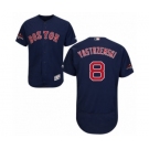 Men's Majestic Boston Red Sox #8 Carl Yastrzemski Navy Blue Alternate Flex Base Authentic Collection 2018 World Series Champions MLB Jersey