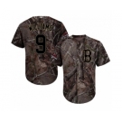 Men's Majestic Boston Red Sox #9 Ted Williams Authentic Camo Realtree Collection Flex Base 2018 World Series Champions MLB Jersey