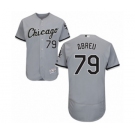 Men's Majestic Chicago White Sox #79 Jose Abreu Grey Flexbase Authentic Collection MLB Jersey