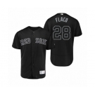 Men's Red Sox #28 J.D. Martinez Flaco Black 2019 Players' Weekend Authentic Jersey