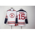 mlb jerseys boston red sox #15 dustin pedroia white long sleeve