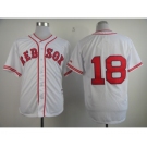 mlb jerseys boston red sox #18 victorino white[victorino][1936 m&n]