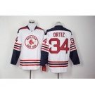 mlb jerseys boston red sox #34 david ortiz white long sleeve