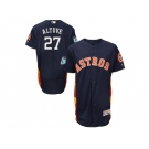 Houston Astros #27 Jose Altuve Navy 2017 Spring Training Authentic Collection Stitched Baseball Jersey