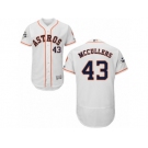 Houston Astros #43 Lance McCullers Authentic White Home 2017 World Series Bound Flex Base MLB Jersey