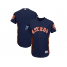 Men Houston Astros Customized Majestic Navy 2018 Spring Training Flex Base Team Jersey