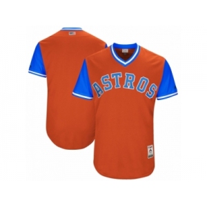 Men's 2017 Little League World Series Houston Astros Orange Jersey