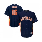 Men's Houston Astros #16 Aledmys Diaz Replica Navy Blue Alternate Cool Base Baseball Jersey