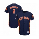 Men's Houston Astros #2 Alex Bregman Navy Blue Alternate Flex Base Authentic Collection 2019 World Series Bound Baseball Jersey