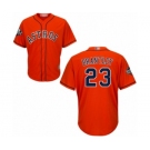 Men's Houston Astros #23 Michael Brantley Replica Orange Alternate Cool Base 2019 World Series Bound Baseball Jersey