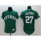 Men's Houston Astros Jose Altuve Majestic Green Flexbase Authentic Collection Player Jersey