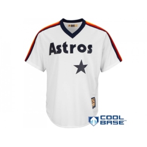 Men's Houston Astros Majestic White Home Cooperstown Cool Base Jersey