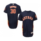 Men's Majestic Houston Astros #30 Hector Rondon Navy Blue Alternate Flex Base Authentic Collection MLB Jersey