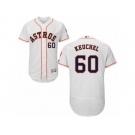 Men's Majestic Houston Astros #60 Dallas Keuchel White Flexbase Authentic Collection MLB Jersey