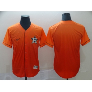 Men's Nike Houston Astros Blank Orange Drift Fashion MLB Jersey